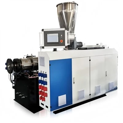 PVC Conical Twin Screw Extruder